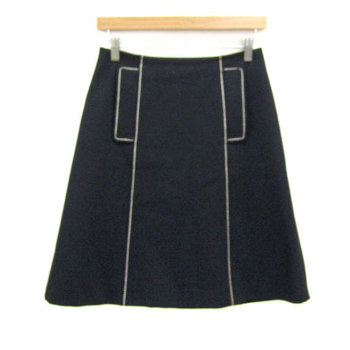 FOXEY NEW YORK フォクシー 38 ブラック シャツワンピース 黒 中古・古着通販】FOXEY NEWYORK (フォクシーニューヨーク) 長袖