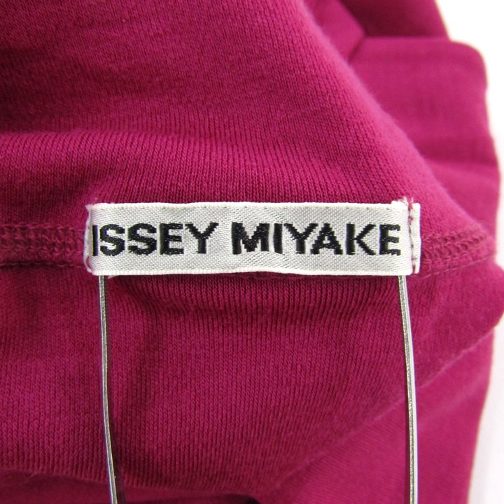 イッセイミヤケ ニット 長袖 ハイネック ウール トップス レディース M