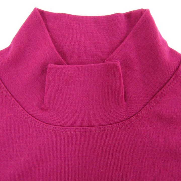 イッセイミヤケ ニット 長袖 ハイネック ウール トップス レディース M