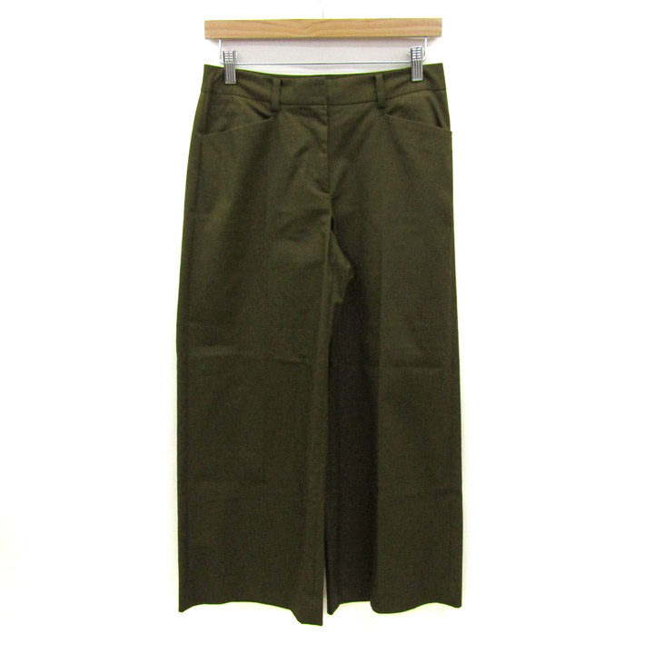 セオリーリュクス ワイド クロップドパンツ STACY.C ストレッチ セオリーリュクス ワイド クロップドパンツ STACY.C ストレッチ