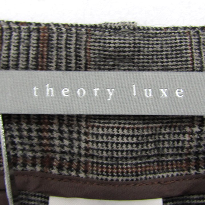 セオリーリュクス ワイドパンツ ウール混 ストレッチ ブランド  
