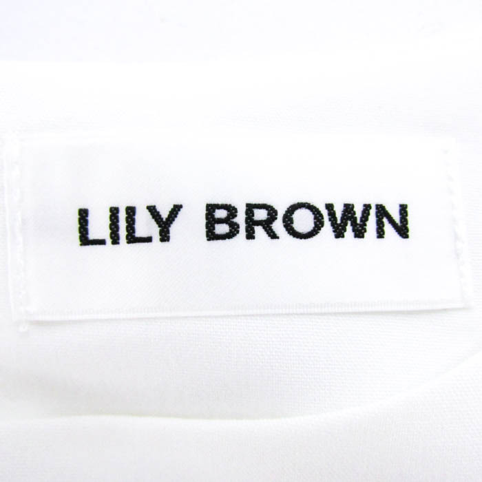 リリーブラウン ロングワンピース トップス ノースリーブ 花柄 未使用  