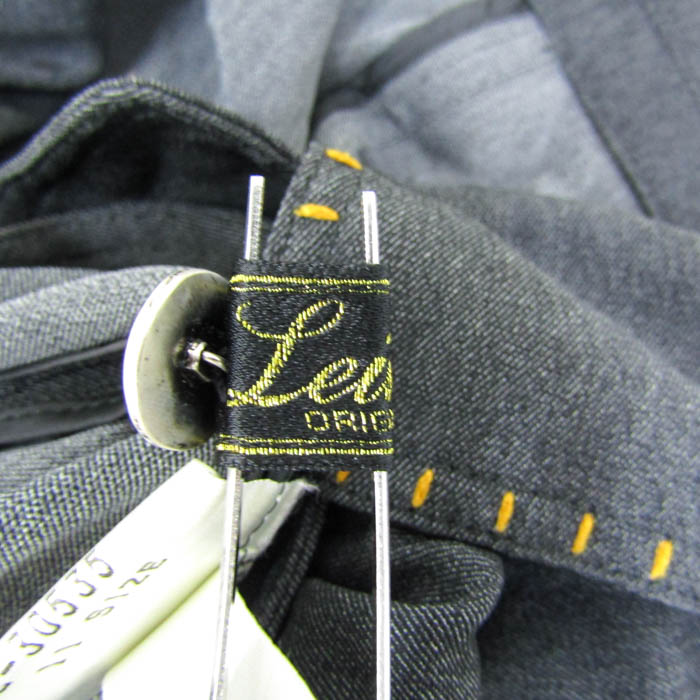 レリアン【M】カシミヤ混30％ チェスターコート ヘリンボーン柄