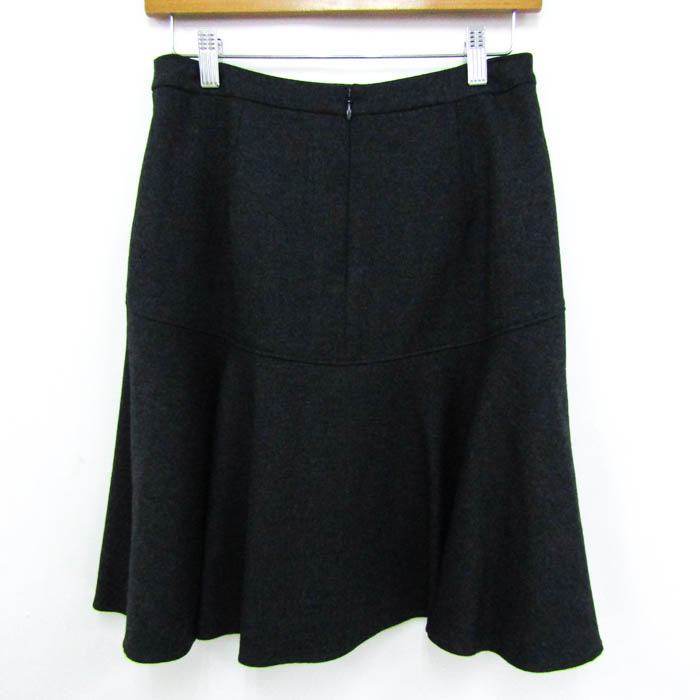 ANAYI フレアスカート サイズ38 アナイ スカート ボトムス フレア ウール ストレッチ 日本製