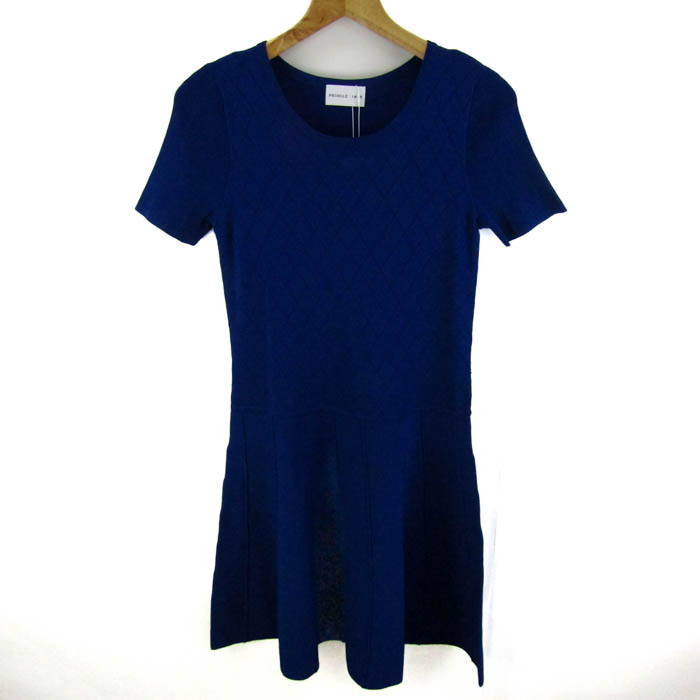 プリングル1815 ニットワンピース トップス 半袖 格子柄 未使用品  