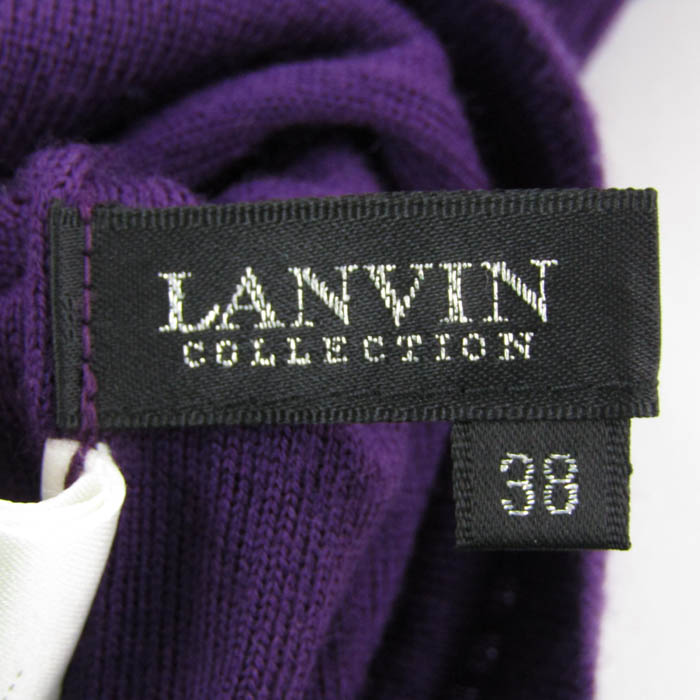 ランバン セーター トップス 長袖 ハイネック ニット カシミヤ混 レディース 38サイズ パープル LANVIN ランバン セーター トップス 長袖 ハイネック ニット カシミヤ混