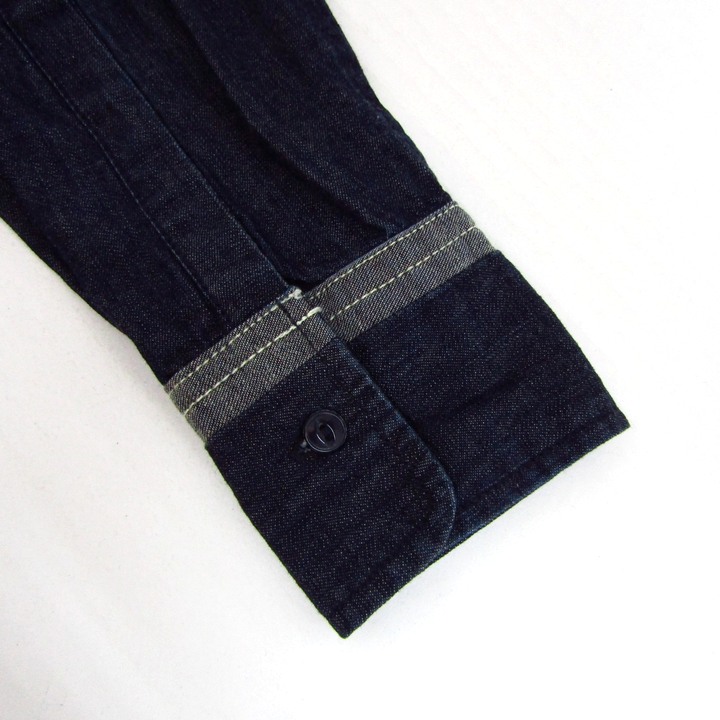 美品★ZUCCA ズッカ　コットンデニム　シャツ　M ズッカ 長袖シャツ デニムシャツ コットン100％ ブランド