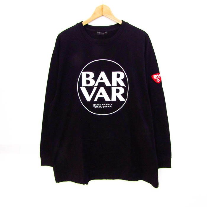 バーニヴァーノ 長袖Tシャツ トップス ロゴT 日本製 大きいサイズ 未
