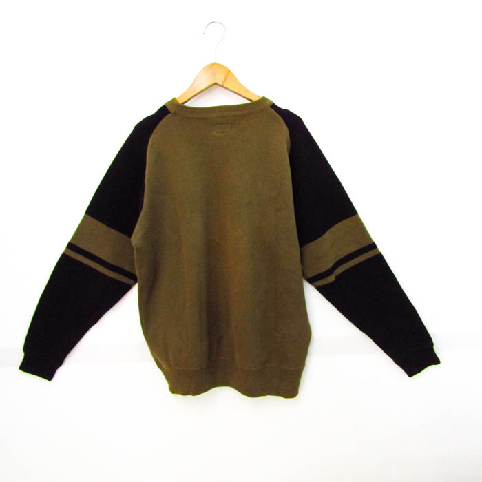 Stüssy ニット　M カーキ rs32369-002.jpg