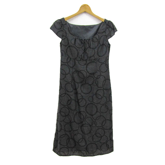 ルネ Rene ストレッチコートワンピース グレー サイズ38 Rene コートワンピース✨ ルネ Rene ストレッチコートワンピース