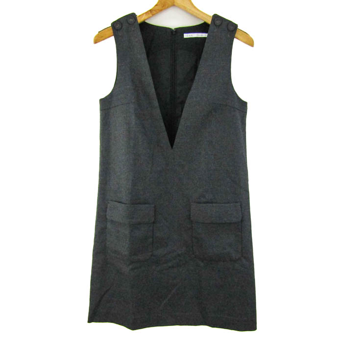 イエナ ワンピース ジャンパースカート ウール混 ストレッチ ブランド  