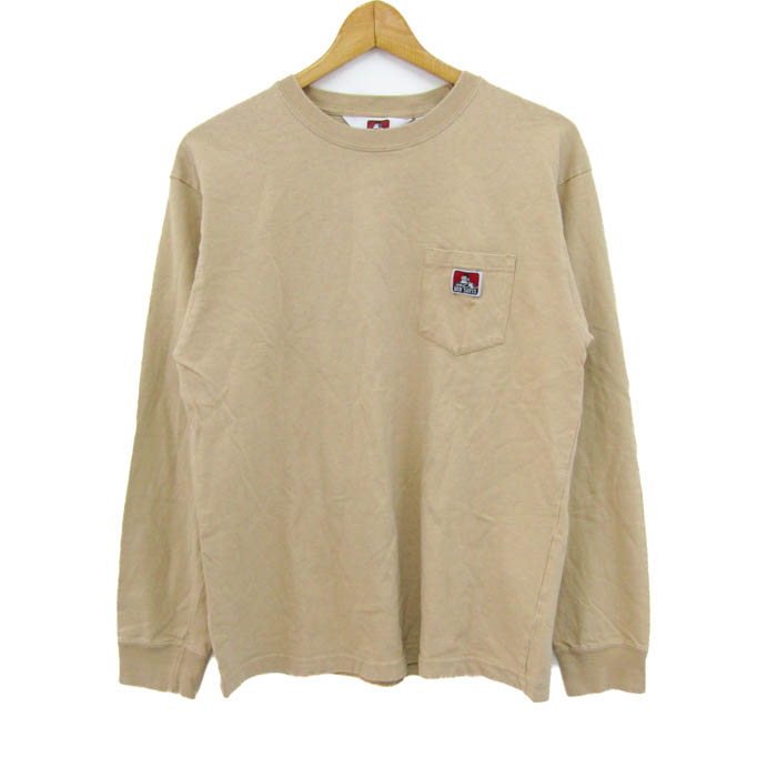 ベンデイビス 長袖Tシャツ トップス 胸ポケット コットンT ロンT