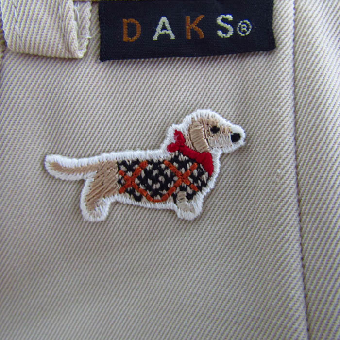 ダックスゴルフパンツ DAKS ゴルフパンツ グレー 汚れにくい