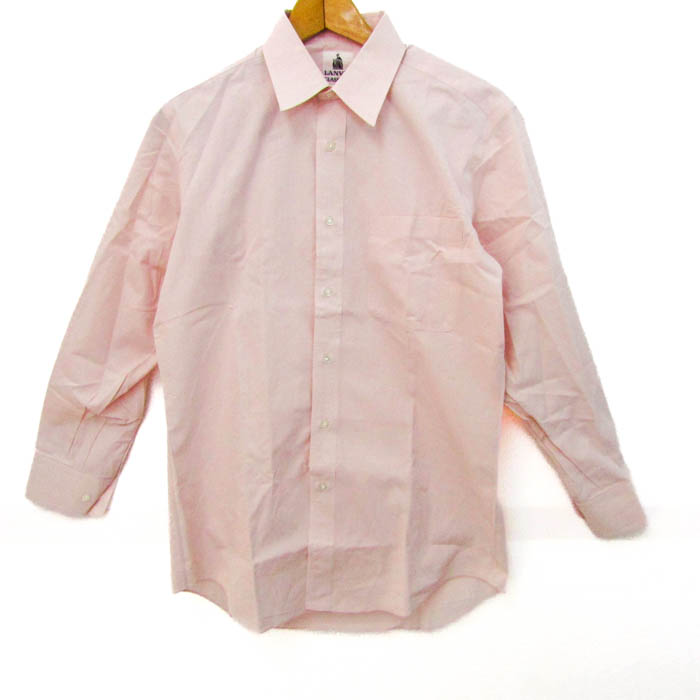 LANVIN SPORT ピンク シャツ サイズ40 LANVIN SPORT ピンク シャツ サイズ40 ゴルフ
