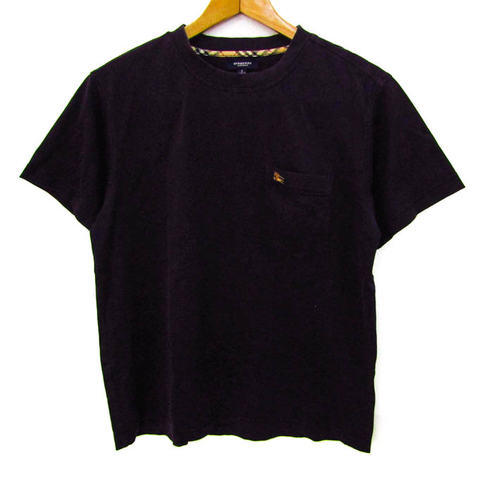 バーバリーロンドン 半袖Tシャツ トップス 胸ポケット ナイトロゴ 
