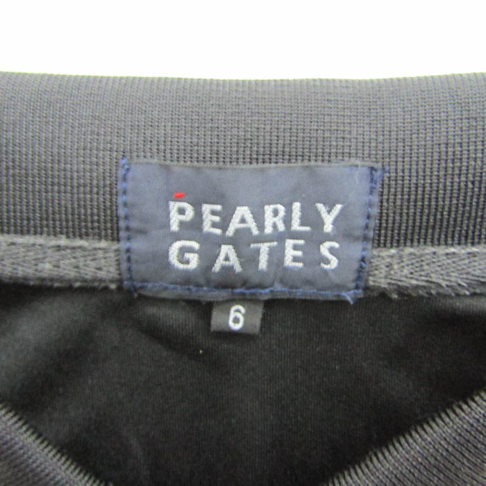 パーリーゲイツ ポロシャツ トップス 半袖 総柄 ゴルフウエア