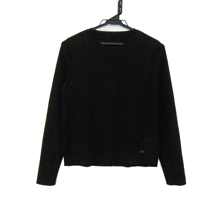 ロエン 長袖Ｔシャツ トップス グラフィックT コットン 未使用品 レディース 42サイズ ブラック ROEN Roen - ロエン 長袖Tシャツ トップス グラフィックT コットン
