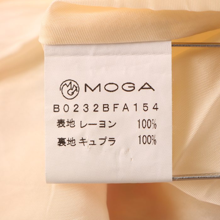モガ 半袖ワンピース マキシ ロング 花柄 総柄 ラウンドネック 日本製