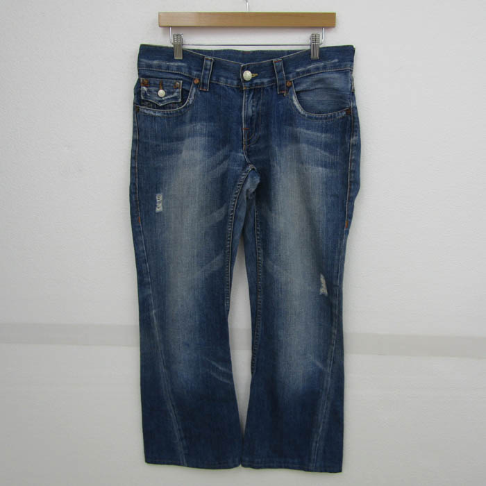 TRUE RELIGION ブーツカットパンツ　row31 seat33 TRUE RELIGIONブーツカットデニムパンツ 31⁄33 HB-8