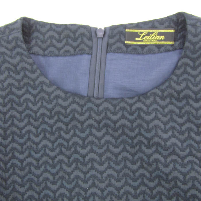 レリアン ワンピース 半袖 トップス レディース 11サイズ ブラック  