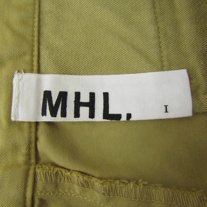 マーガレットハウエル ワイドパンツ ボトムス タック コットン  