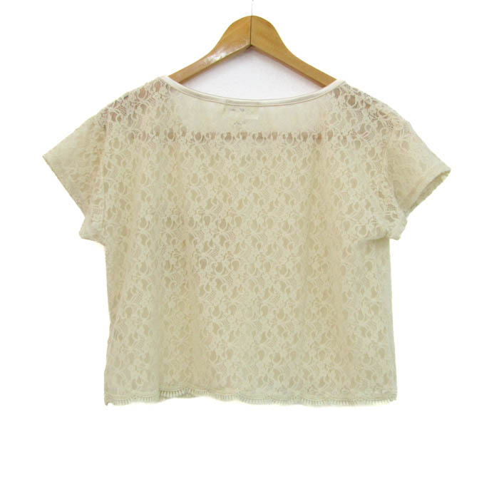 ジルスチュアート ブラウス シャツ トップス 半袖 総レース レディース  