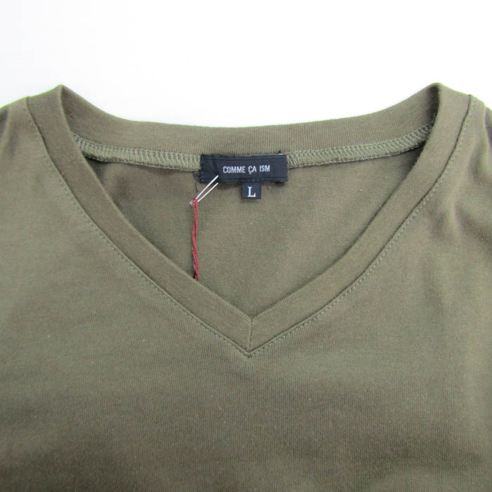 Tシャツ コムサイズム　カーキ系