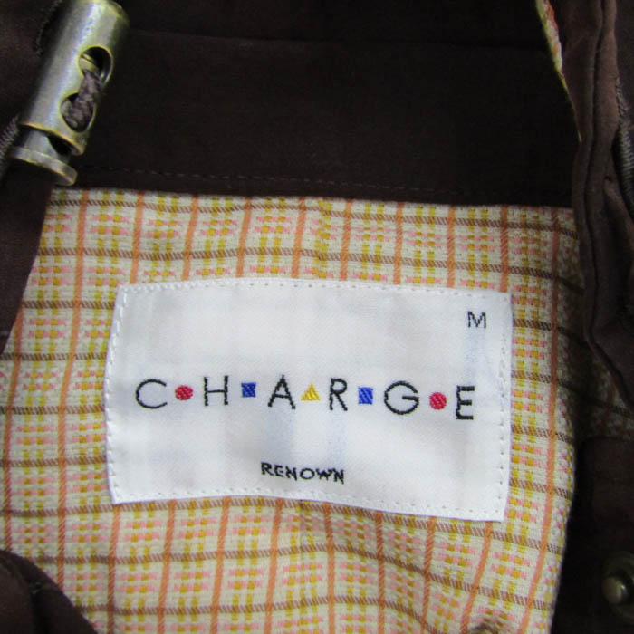 チャージ ベスト ジャケット アウター フード付き レナウン 未使用品 レディース Mサイズ ブラウン CHARGE チャージ ベスト ジャケット アウター フード付き レナウン 未