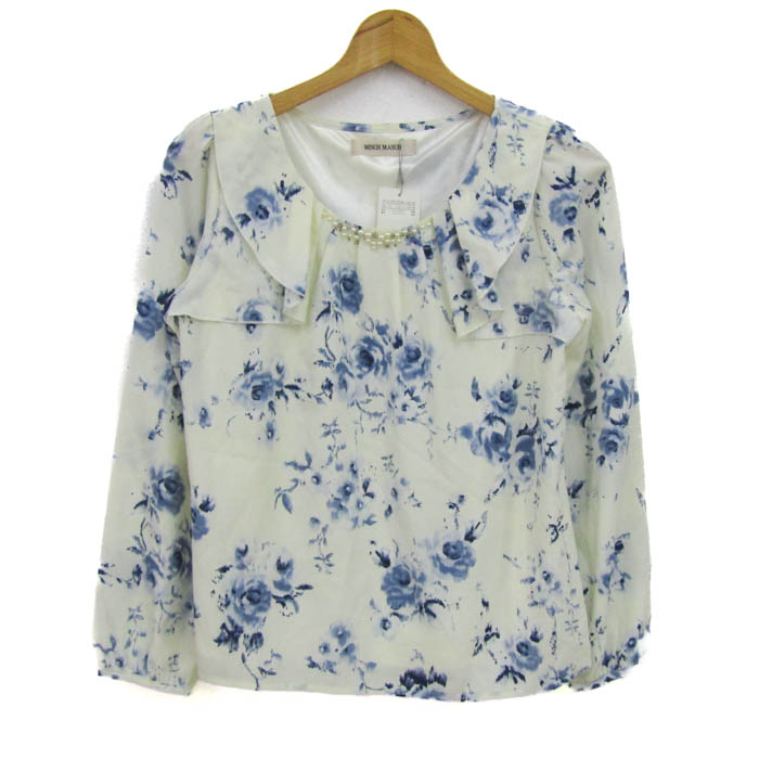 ミッシュマッシュ ブラウス シャツ トップス 長袖 フリル プルオーバー