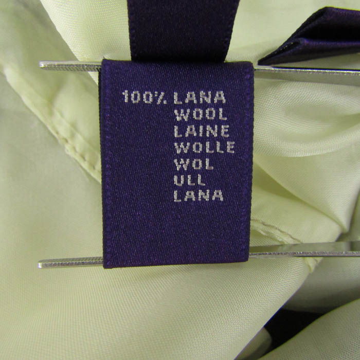 ラルフローレン パープルレーベル ワンピース 千鳥格子柄 ウール  