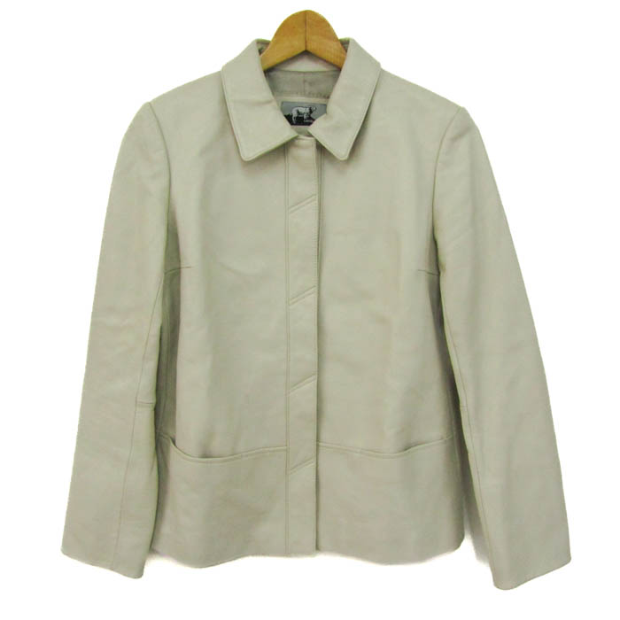 daks ダックス ブラウン 羊 ラムレザージャケット テーラード XL