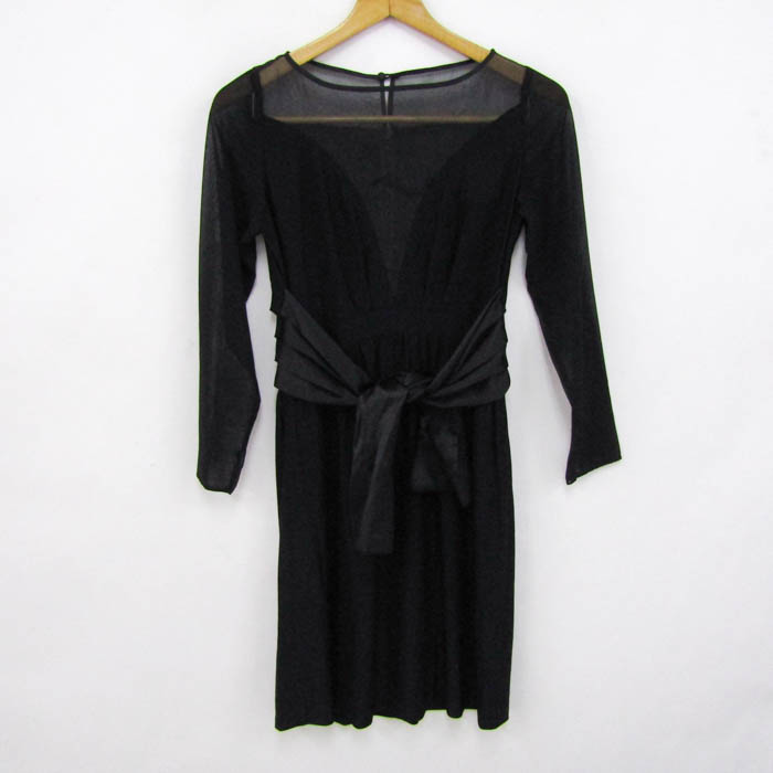 グレースコンチネンタル ワンピース トップス ドレス 長袖 シアー  