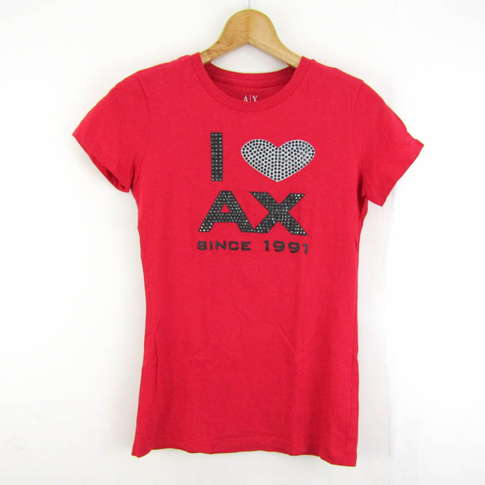ARMANI EXCHANGE - アルマーニエクスチェンジ ニット ジップアップパーカー 長袖 トップス レディース Mサイズ オレンジ系 ARMANI EXCHANGE アルマーニエクスチェンジ ニット ジップアップパーカー 長袖