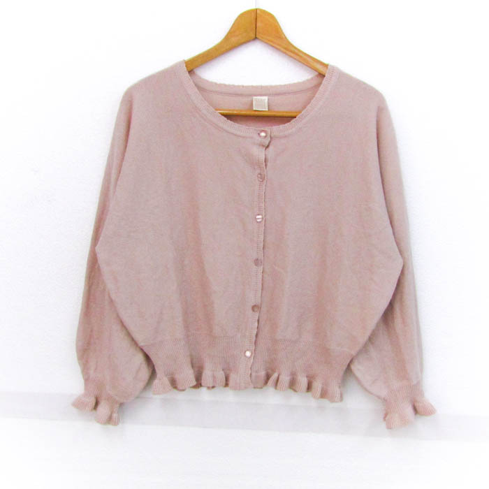 シークレットハニー カーディガン 長袖 ブランド トップス レディース Fサイズ ピンク Secret Honey シークレットハニー カーディガン 長袖 ブランド トップス