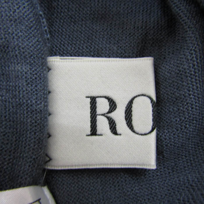 ロペ ニット トップス 長袖 ボートネック セーター レディース 38サイズ グレー ROPE' ロペ ニット トップス 長袖 ボートネック セーター レディース