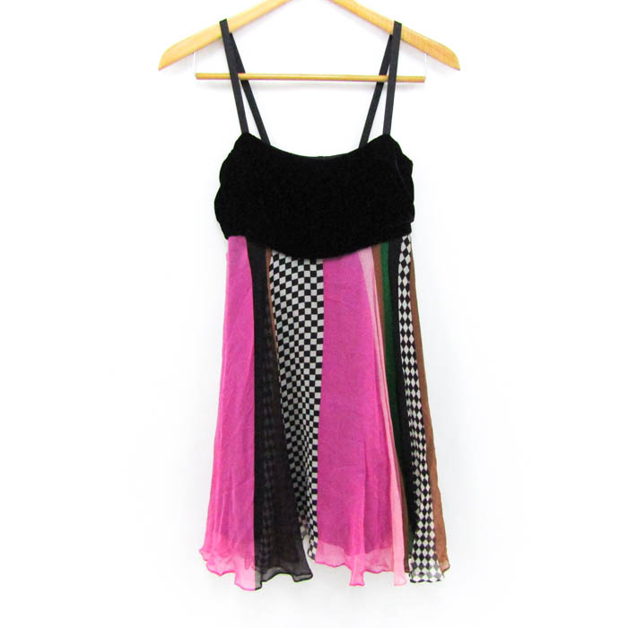 グレースクラス キャミソールワンピース トップス ドレス シルク100  