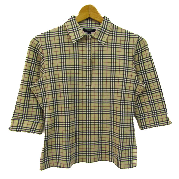 BURBERRY LONDON バーバリー シャツ 七分 ノバチェック