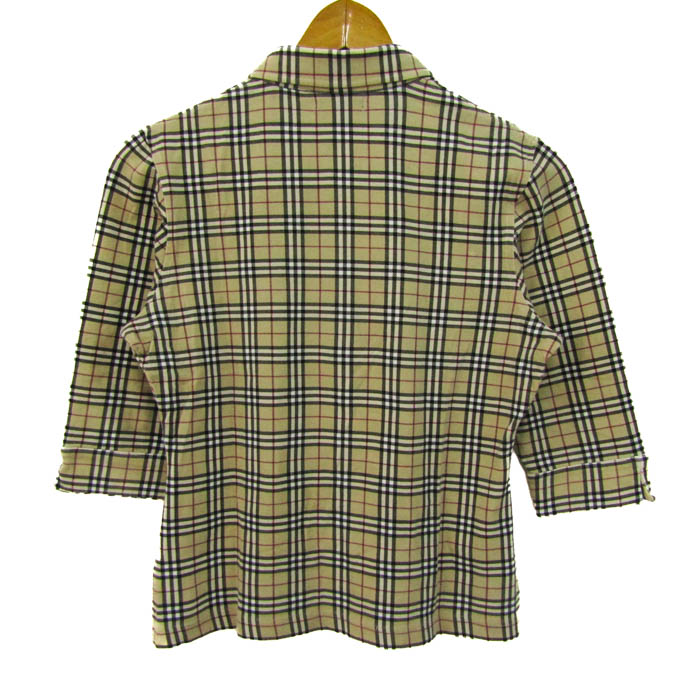 Burberrys ノバチェック柄 長袖 シャツレディース 7号サイズ