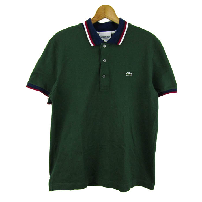 ラコステ ポロシャツ グリーン LACOSTE（ラコステ） 半袖ポロシャツ グリーン | セレクト