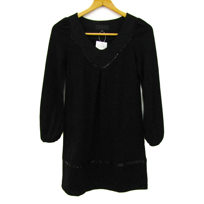 アンタイトル ニットワンピース 長袖 未使用 ウール100% ブランド  