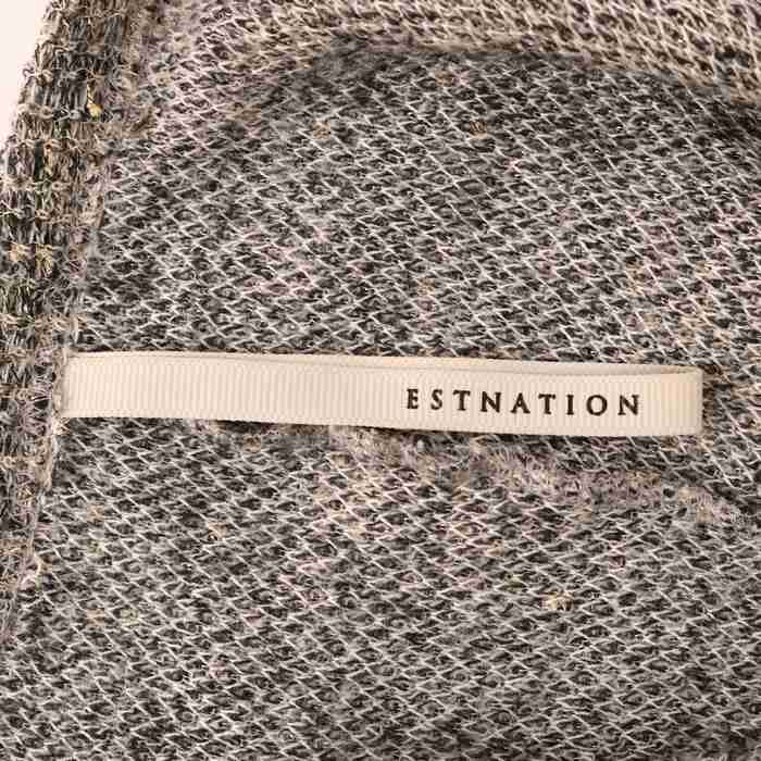 通販限定商品 ESTNATION エストネーション ロングカーディガン 総柄