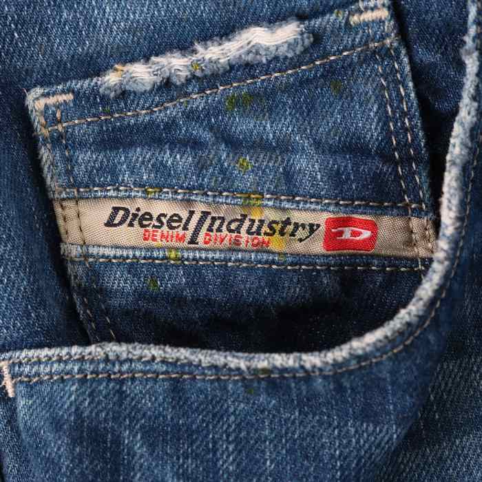 DIESEL ディーゼル　イタリア製　ストレート　ユーズド加工　デニム　ジーンズ