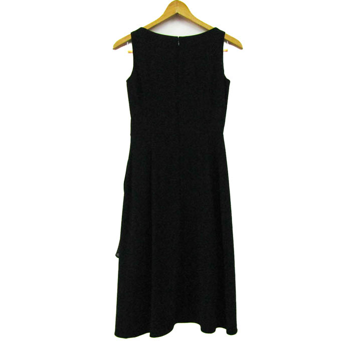 スーナウーナ SunaUna サイズ36 S 黒 レディース フラワー/冬物 美品 コート SunaUna - sunauna 花柄 七分袖 ひざ丈ワンピース レース シアー