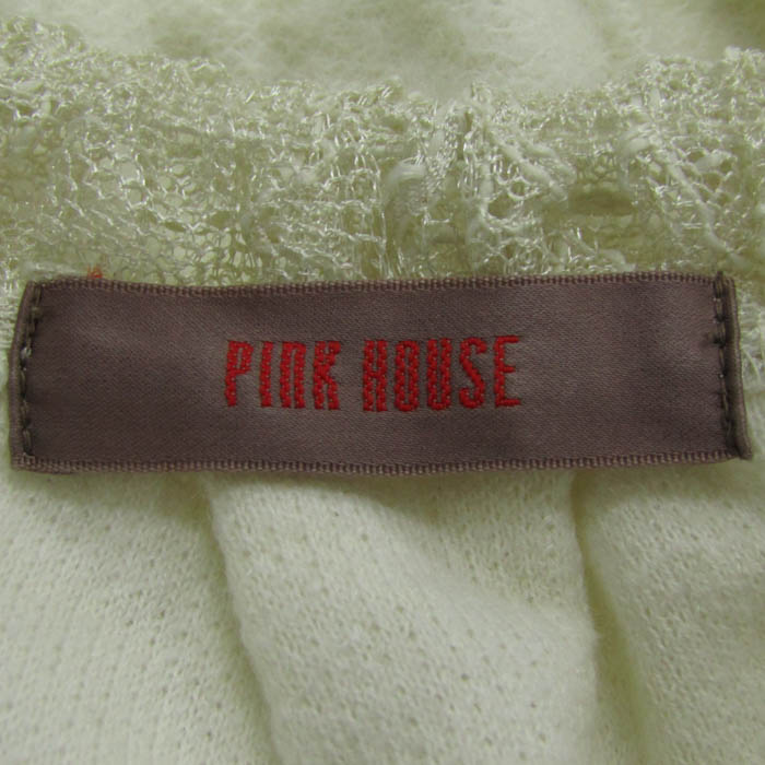 PINK HOUSE ピンクハウス　ノーカラージャケット　タグ付き未使用 ピンクハウス ノーカラージャケット ウール混 ブランド アウター