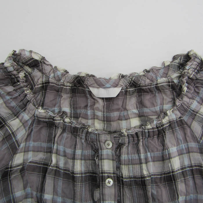 ピンクハウス ワンピース 半袖 ストレッチ チェック柄 ブランド  