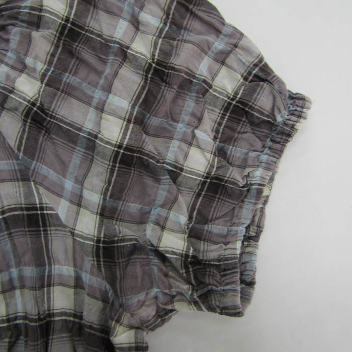 ピンクハウス ワンピース 半袖 ストレッチ チェック柄 ブランド  