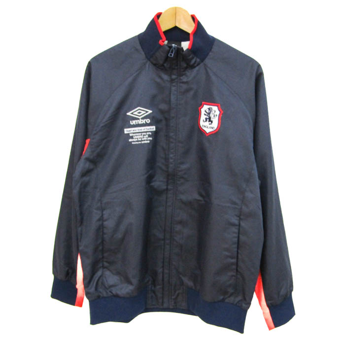 アンブロ イングランド ナイロンジャケット サッカー 紺 ベッカム 3XL アンブロ イングランド ナイロンジャケット サッカー 紺
