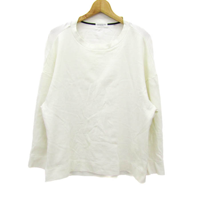 トゥモローランド 長袖Tシャツ ストレッチ ブランド トップス 白 