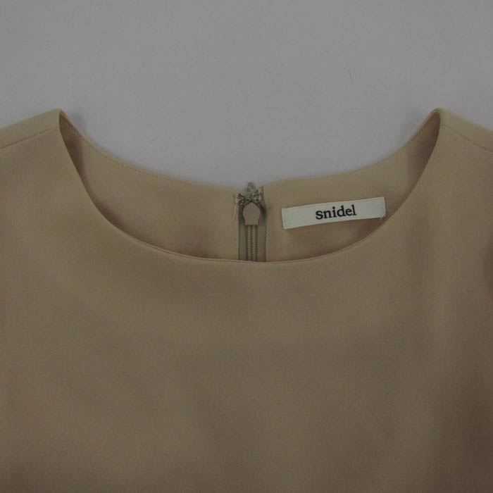 スナイデル ワンピース トップス フリル袖 ドレス レディース ベージュ  
