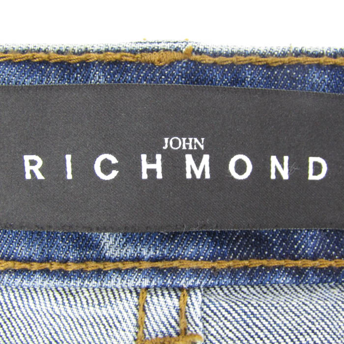 JOHN RICHMOND ジョン リッチモンド デニムパンツ ボトムス レディース Denim shorts Black